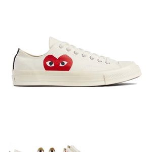NWT brand new converse COMME sea Garçons